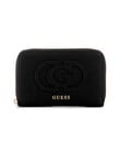 Guess Calebra Slg Medium Zip Around Bag, Black product photo
