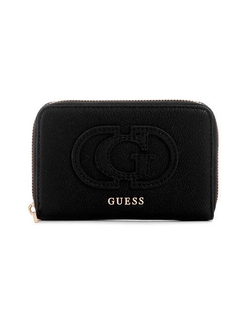 Guess Calebra Slg Medium Zip Around Bag, Black product photo