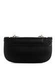 Guess Tatum Convertible Crossbody Flap Bag, Black product photo View 02 S