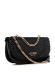 Guess Tatum Convertible Crossbody Flap Bag, Black product photo View 03 S