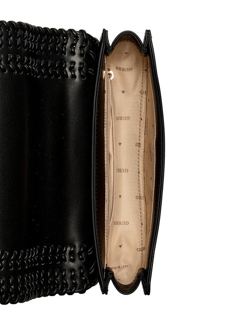 Guess Tatum Convertible Crossbody Flap Bag, Black product photo View 04 L