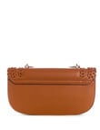 Guess Tatum Convertible Crossbody Flap Bag, Caramel product photo View 02 S