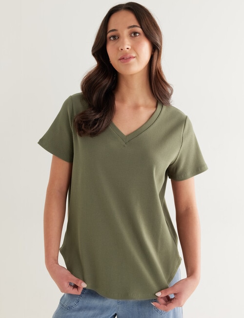 Bodycode Rib Boxy Tee, Elmwood product photo