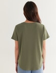 Bodycode Rib Boxy Tee, Elmwood product photo View 02 S