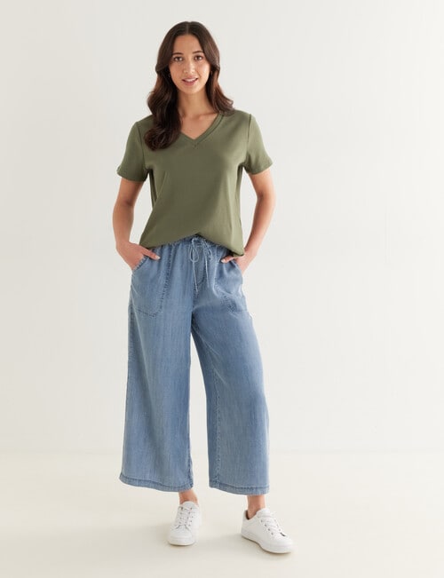 Bodycode Rib Boxy Tee, Elmwood product photo View 03 L