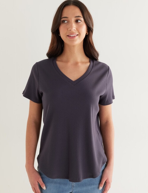 Bodycode Rib Boxy Tee, Stargazer product photo View 03 L