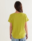 Bodycode Rib Boxy Tee, Citronella product photo View 02 S