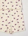 Sleep Mode Lady Bird Rib Set, Vanilla, 2-8 product photo View 03 S