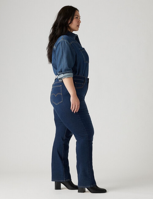Levis Plus High-Rise Straight Jeans, Chelsea Carbon Glow product photo View 02 L