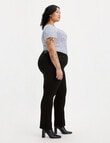 Levis Plus Shaping Straight Jeans, Soft Black product photo View 02 S