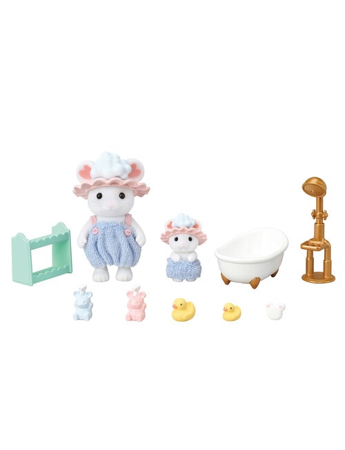 Sylvanian Families Bath Time Bubble Siblings product photo View 02 L