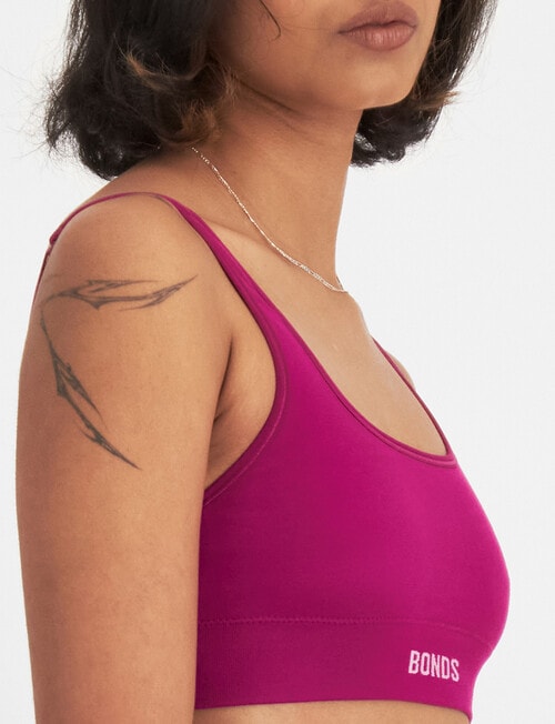 Bonds Bamboo Crop Bra, Tulip Garden product photo View 02 L