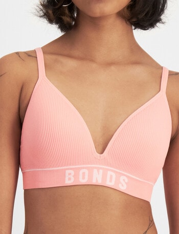 Bonds Retro Rib Wire Free Bra, Sugar Syrup product photo