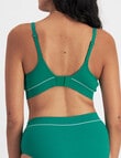 Bonds Retro Rib Wire Free Bra, Lush Forest product photo View 03 S