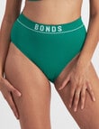 Bonds Retro Rib Hi Hi Brief, Lush Forest product photo