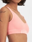 Bonds Retro Rib Crop Bra, Sugar Syrup product photo View 02 S