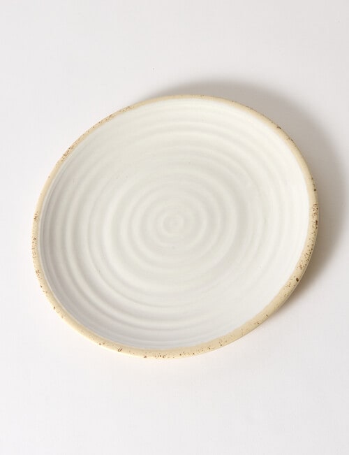 Terrace Artisan Dinner Plate, 26.7cm, White product photo View 03 L