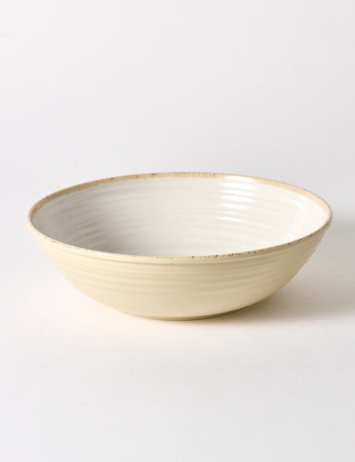Terrace Artisan Serve Bowl, 30.9cm, White product photo