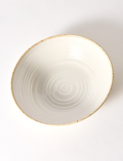 Terrace Artisan Serve Bowl, 30.9cm, White product photo View 03 L