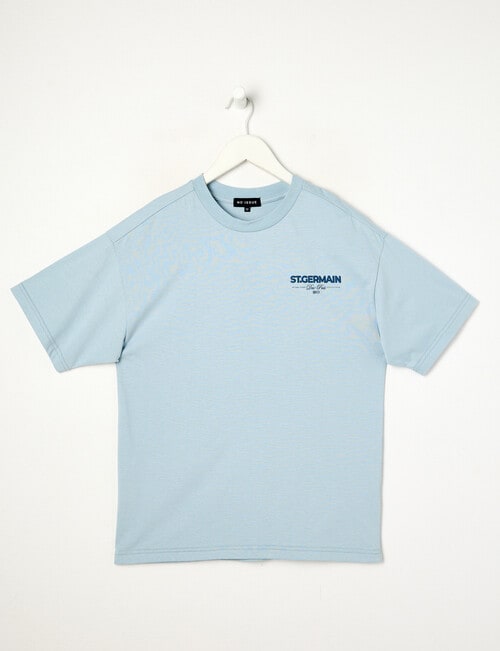 No Issue St Germain Short Sleeve Box Fit Tee, Sky product photo