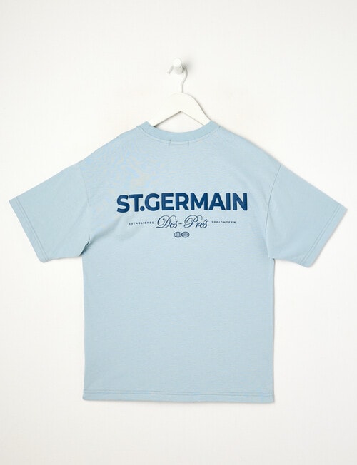 No Issue St Germain Short Sleeve Box Fit Tee, Sky product photo View 03 L
