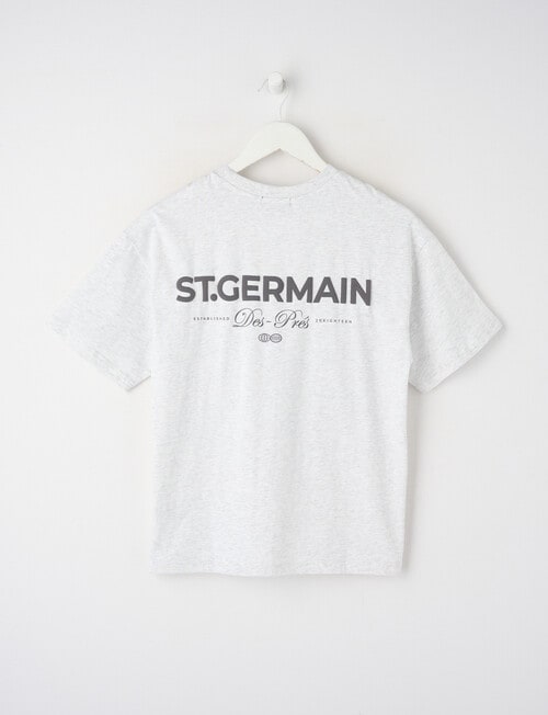 No Issue St. Germain Short Sleeve Box Fit Tee, Greymarle product photo View 02 L