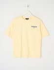 No Issue St Germain Box Fit Tee, Lemon product photo