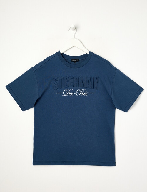 No Issue St Germain Deboss Short Sleeve Tee, Ink product photo