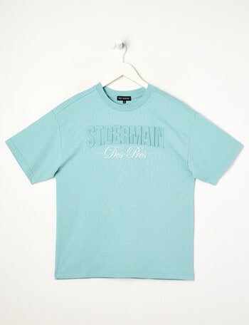 No Issue St Germain Deboss Short Sleeve Tee, Mint product photo