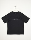 No Issue St Germain Deboss Short Sleeve Tee, Black product photo