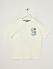 No Issue Tokyo Dragon Short Sleeve Tee, Rice product photo