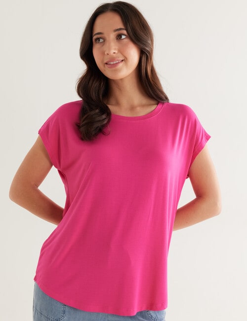 Bodycode Boxy Tee, Magenta product photo