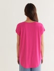 Bodycode Boxy Tee, Magenta product photo View 02 S