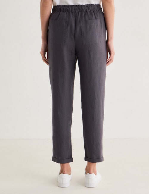 Zest Essential Linen Pant, Slate product photo View 02 L