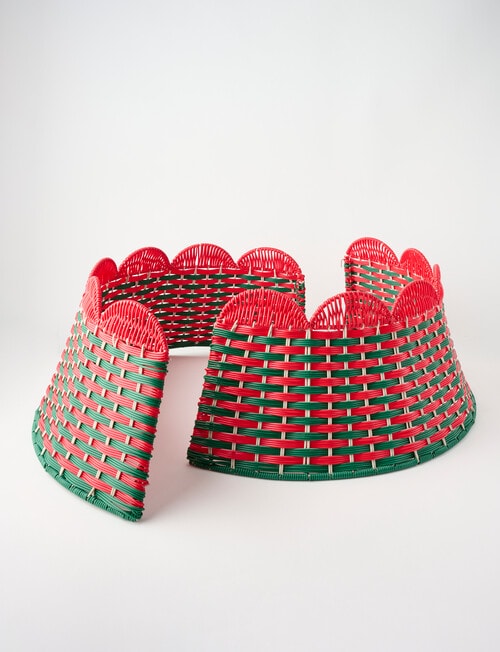 Christmas Shop Festive Rattan Tree Skirt product photo View 03 L