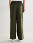 Zest Linen Palazzo Pant, Olive product photo View 02 S