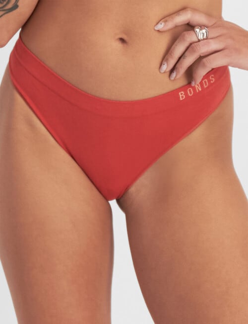 Bonds Seamless Gee Brief, Red Dust product photo
