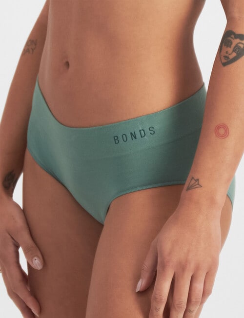 Bonds Seamless Midi Brief, Ozone product photo View 02 L