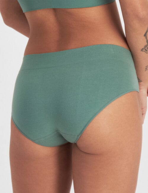 Bonds Seamless Midi Brief, Ozone product photo View 03 L