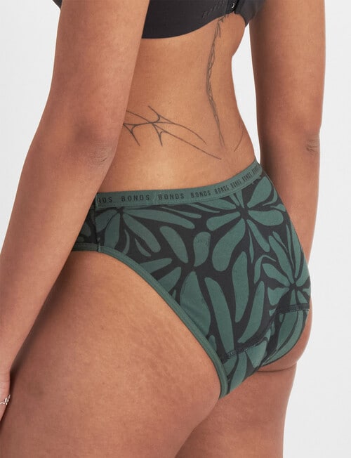 Bonds Bloody Comfy Undies Bikini Brief, Moderate, Picnic Blossoms product photo View 03 L