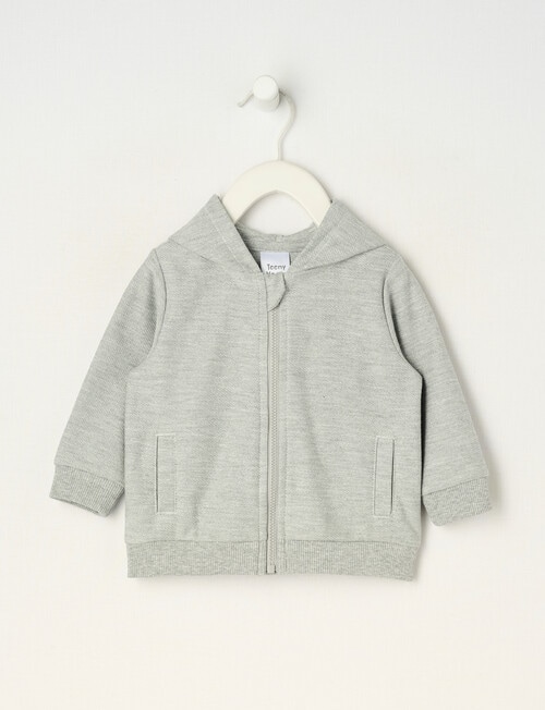 Teeny Weeny Play Time Hoodie, Grey Marle product photo
