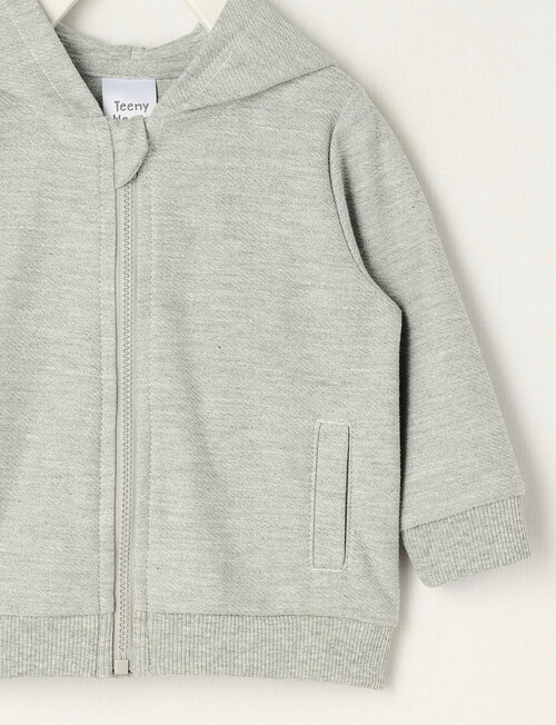 Teeny Weeny Play Time Hoodie, Grey Marle product photo View 03 L
