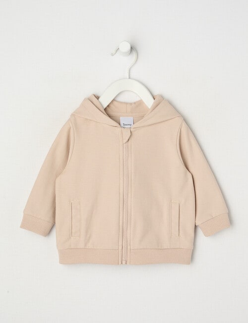 Teeny Weeny Play Time Hoodie, Stone product photo