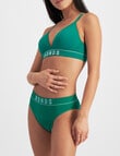 Bonds BCU Retro Rib Hi Bikini Brief, Moderate, Lush Forest product photo View 02 S