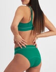 Bonds BCU Retro Rib Hi Bikini Brief, Moderate, Lush Forest product photo View 03 S