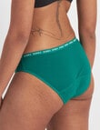 Bonds Bloody Comfy Undies Bikini Brief, 5-Pack, Forest, Mer & Black product photo View 03 S