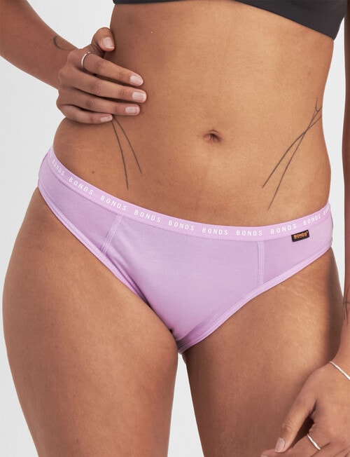 Bonds Bloody Comfy Undies Bikini Brief, 5-Pack, Forest, Mer & Black product photo View 04 L