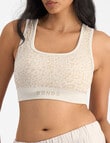 Bonds Move Rib Seamless Crop Bra, Cat Nap product photo