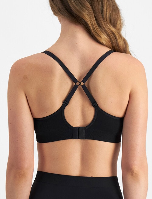 Bonds Bases Wire Free Bra, Black product photo View 04 L