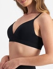 Bonds Bases Wire Free Bra, Black product photo View 02 S